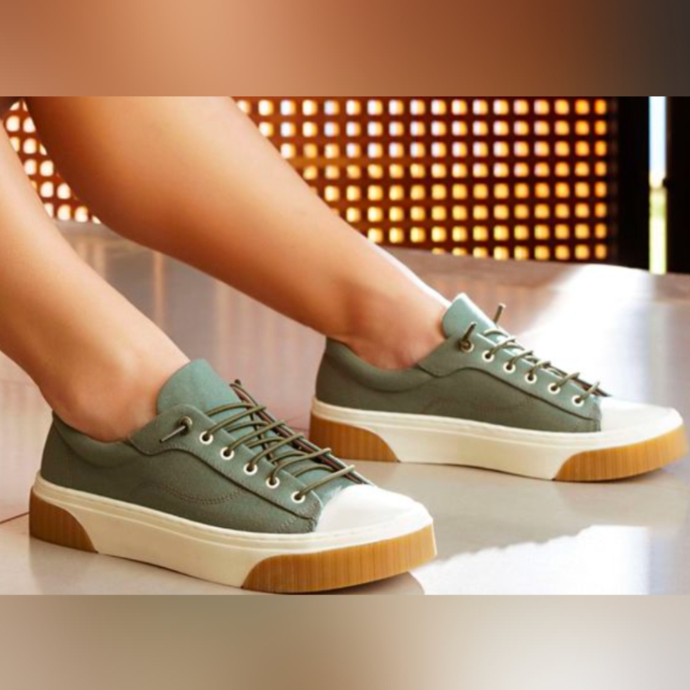 Michael Kors Oscar Lace-Up Platform Sneakers Size 9M MSRP $145 - Picture 2 of 11